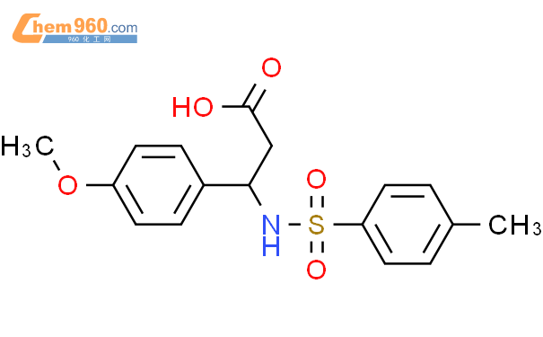 3-(4-Methoxy-phenyl)-3-(toluene-4-sulfonylamino)-propionic acid