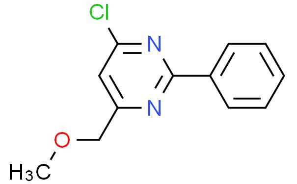 4-氯-6-(甲氧基甲基)-2-苯基嘧啶
