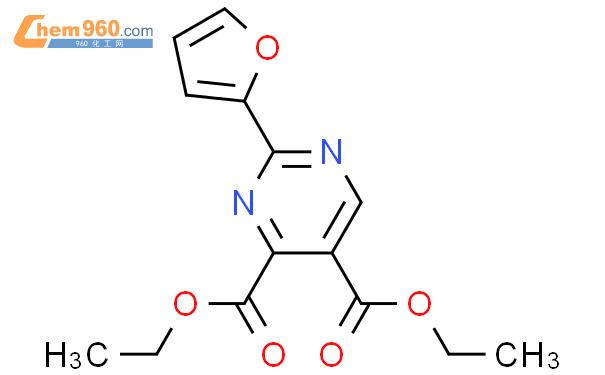 4,5-Pyrimidinedicarboxylic acid, 2-(2-furanyl)-, 4,5-diethyl ester