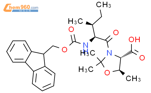 (4S,5R)-3-(FMOC-ILE)-2,2,5-TRIMETHYL-OXAZOLIDINE-4-CARBOXYLIC ACID