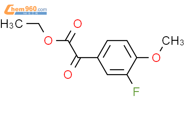 ETHYL 3-FLUORO-4-METHOXYBENZOYLFORMATE