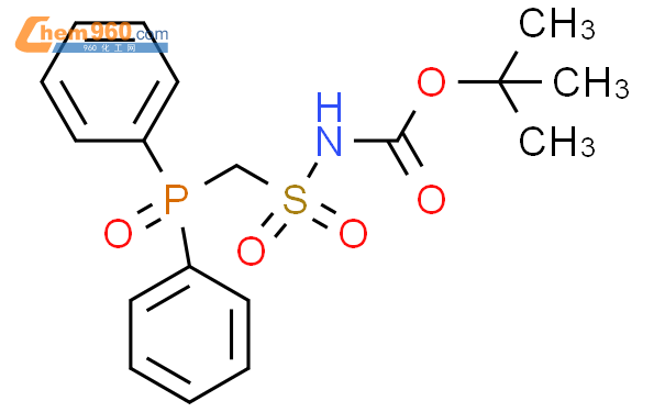 tert-Butyl ((diphenylphosphoryl)-methyl)sulfonylcarbamate