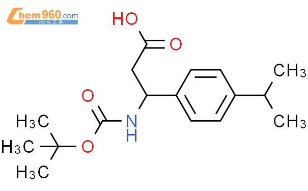 3-((tert-Butoxycarbonyl)amino)-3-(4-isopropylphenyl)propanoic acid