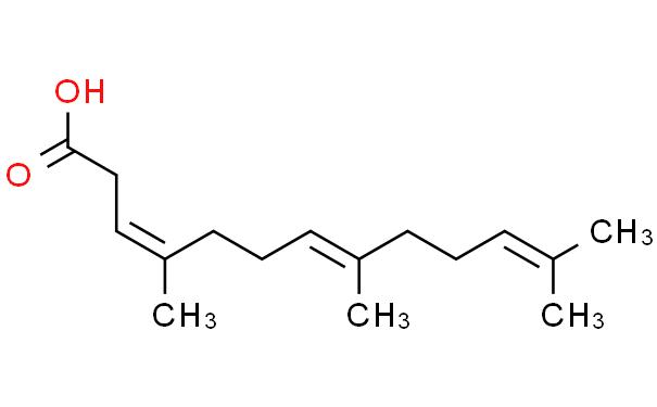 3,7,11-Tridecatrienoic acid, 4,8,12-trimethyl-, (3E,7E)-