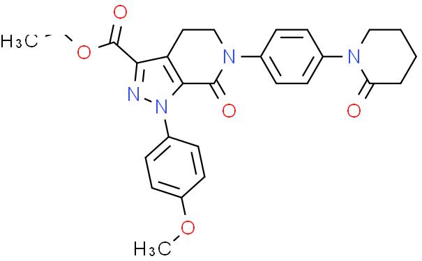 1-(4-甲氧基苯基)-7-氧代-6-[4-(2-氧代哌啶-1-基)苯基]-4,5,6,7-四氢-1H-吡唑并[3,4-C]吡啶-3-羧酸乙酯