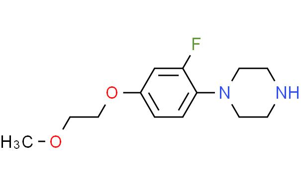 1-(4-(2-methoxyethoxy)-2-fluorophenyl)piperazine