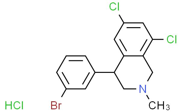 4-(3-溴苯基)-6,8-二氯-2-甲基-1,2,3,4-四氢异喹啉盐酸盐