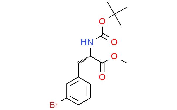 methyl (S)-3-(3-bromophenyl)-2-((tert-butoxycarbonyl)amino)propanoate