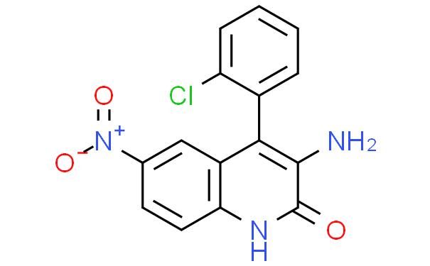 3-氨基-4-(2-氯苯基)-6-硝基-2(1H)-喹啉酮