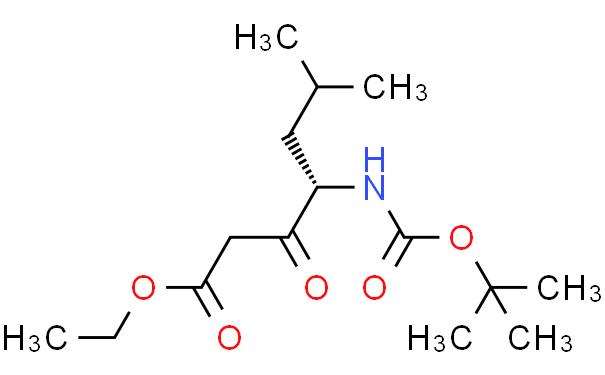 (S)-(4-BOC-AMINO)-6-METHYL-3-OXO-HEPTANOIC ACID ETHYL ESTER