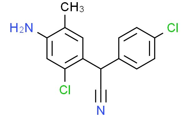 4-氨基-2-氯-α-(4-氯苯基)-5-甲基苯乙腈