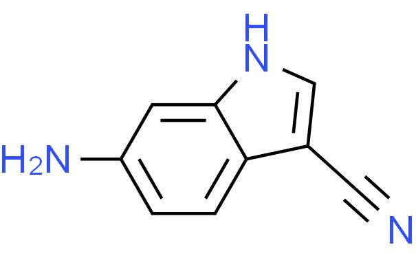 1H-Indole-3-carbonitrile,6-amino-(9CI)