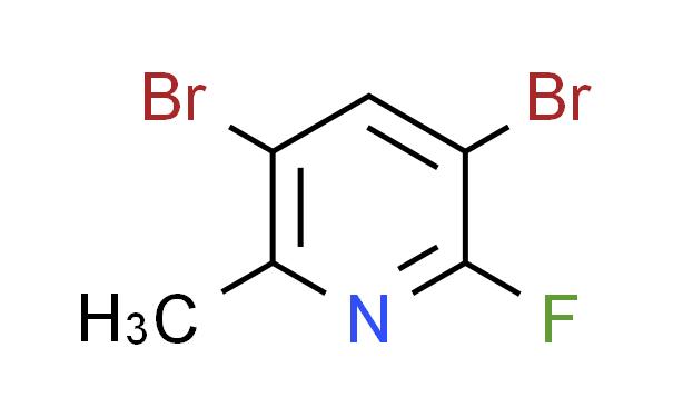 3,5-Dibromo-2-fluoro-6-methylpyridine