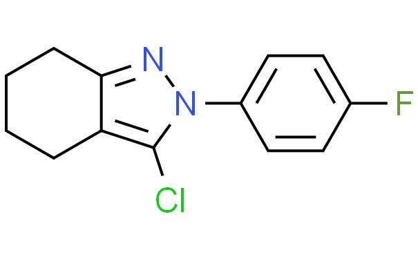 2H-Indazole, 3-chloro-2-(4-fluorophenyl)-4,5,6,7-tetrahydro-