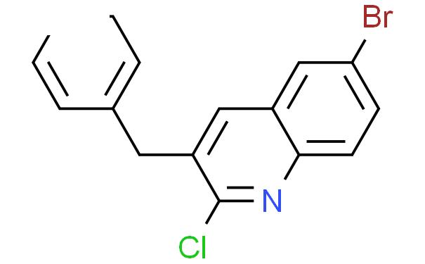 3-苄基-6-溴-2-氯喹啉