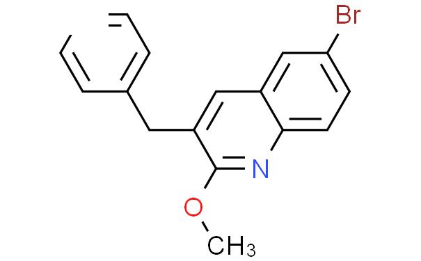 3-benzyl-6-broMo-2-Methoxyquinoline