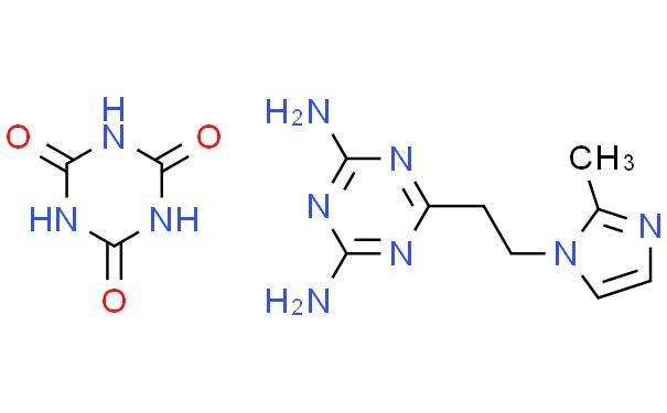 1,3,5-Triazine-2,4,6(1H,3H,5H)-trione, compd. with 6-2-(2-methyl-1H-imidazol-1-yl)ethyl-1,3,5-triazine-2,4-diamine (1:1)
