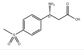 Benzenepropanoic acid, β-amino-4-(methylsulfonyl)-, (βR)-