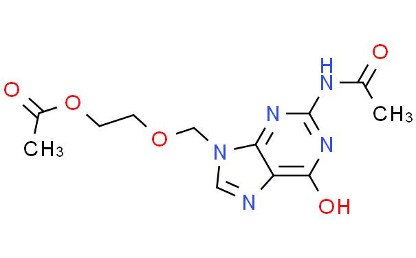 2-[[2-(acetylamino)-6-oxo-1,6-dihydro-9H-purin-9-
yl]methoxy]ethyl acetate