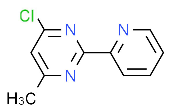4-CHLORO-6-METHYL-2-(2-PYRIDINYL)PYRIMIDINE
