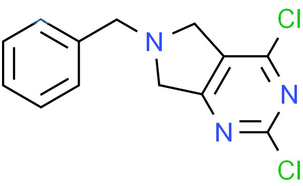 6-Benzyl-2,4-dichloro-6,7-dihydro-5H-pyrrolo[3,4-d]pyrimidine