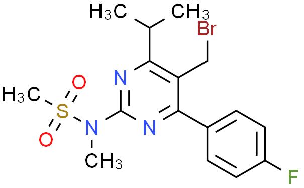 5-(Bromomethyl)-4-(4-fluorophenyl)-6-isopropyl-2-[methyl(methylsulfonyl)amino]pyrimidine