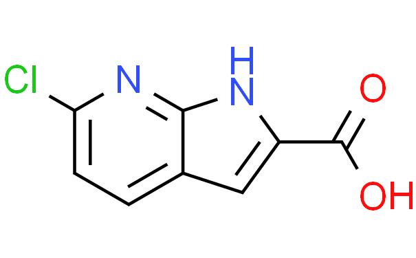 6-氯-1H-吡咯并[2,3-B]吡啶-2-甲酸