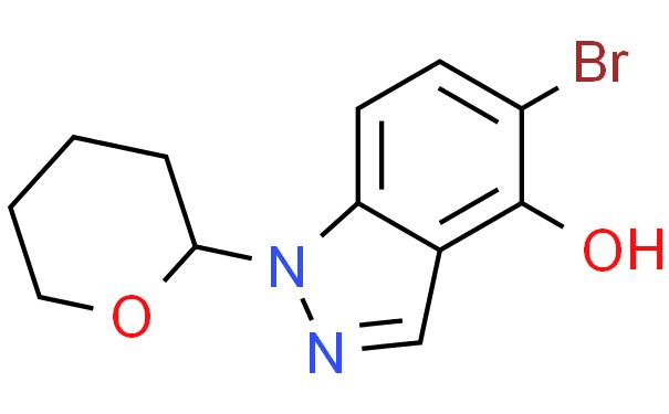5-Bromo-1-(tetrahydro-pyran-2-yl)-1H-indazol-4-ol