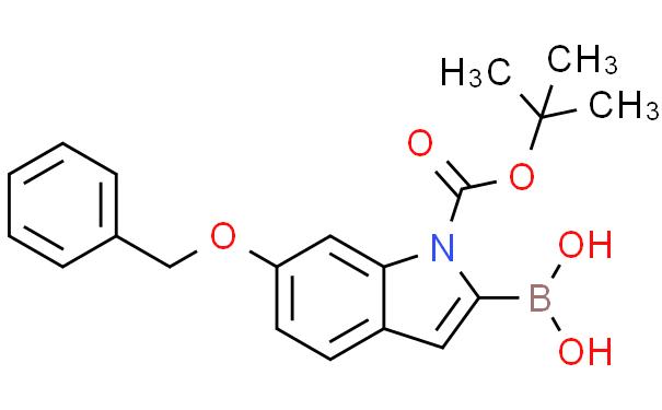 6-苄氧基-1-Boc-吲哚-2-硼酸