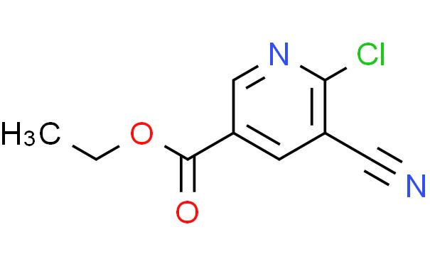 3-Pyridinecarboxylic acid, 6-chloro-5-cyano-, ethyl ester