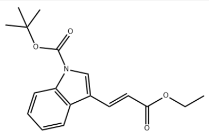 1H-Indole-1-carboxylic acid, 3-[(1E)-3-ethoxy-3-oxo-1-propen-1-yl]-, 1,1-dimethylethyl ester