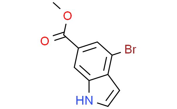 1H-Indole-6-carboxylic acid, 4-broMo-, Methyl ester