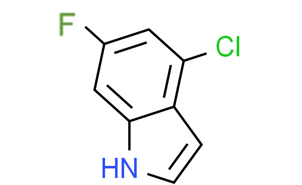 4-氯-6-氟-1H-吲哚