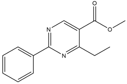 Methyl 4-ethyl-2-phenyl-5-pyrimidinecarboxylate