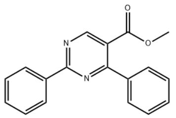 5-Pyrimidinecarboxylic acid, 2,4-diphenyl-, methyl ester