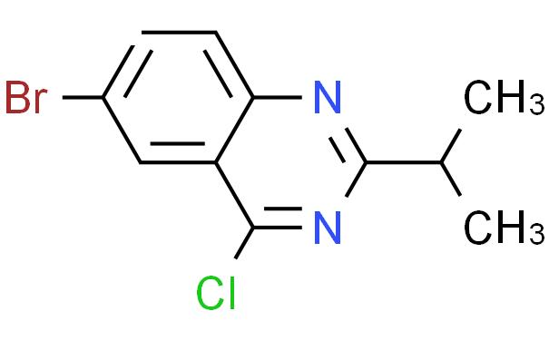 6-BROMO-4-CHLORO-2-ISOPROPYL-QUINAZOLINE