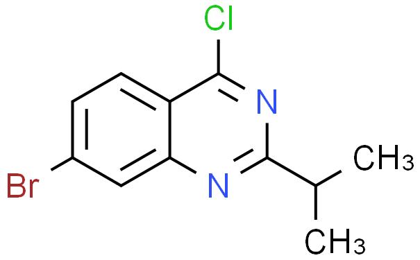 7-BROMO-4-CHLORO-2-ISOPROPYL-QUINAZOLINE