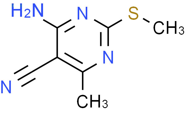 4-氨基-6-甲基-2-甲硫基-5-氰基嘧啶