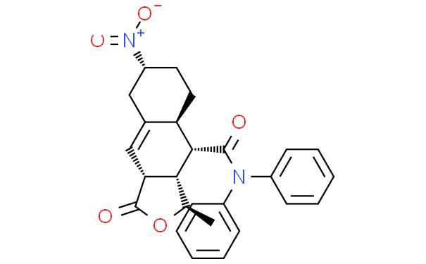 (3R,3aS,4S,4aS,7R,9aR)-3-Methyl-7-nitro-1-oxo-N,N-diphenyl-1,3,3a,4,4a,5,6,7,8,9a-decahydronaphtho[2,3-c]furan-4-carboxamide