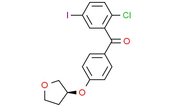(2-Chloro-5-iodophenyl)[4-[[(3S)-tetrahydro-3-furanyl]oxy]phenyl]methanone