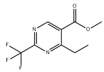 5-Pyrimidinecarboxylic acid, 4-ethyl-2-(trifluoromethyl)-, methyl ester