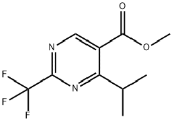 5-Pyrimidinecarboxylic acid, 4-(1-methylethyl)-2-(trifluoromethyl)-, methyl ester
