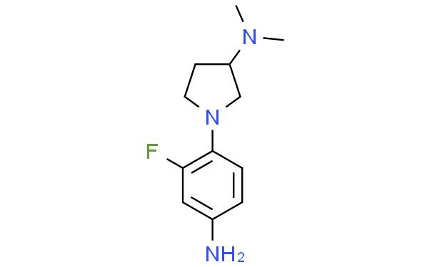 1-(4-amino-2-fluorophenyl)-N,N-dimethylpyrrolidin-3-amine