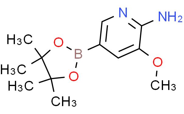 2-PYRIDINAMINE, 3-METHOXY-5-(4,4,5,5-TETRAMETHYL-1,3,2-DIOXABOROLAN-2-YL)-
