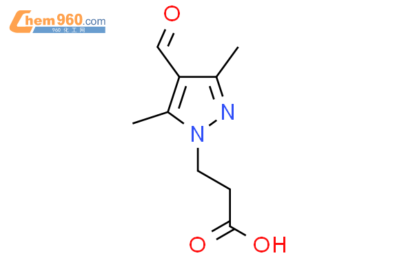 1H-pyrazole-1-propanoic acid, 4-formyl-3,5-dimethyl-, meth
