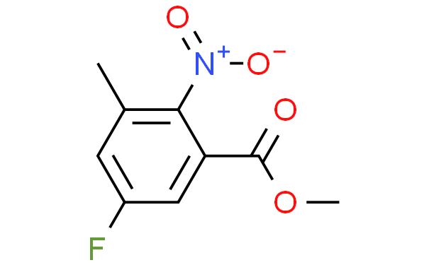 BENZOIC ACID, 5-FLUORO-3-METHYL-2-NITRO-, METHYL ESTER
