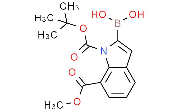 1-BOC-7-(methoxycarbonyl)indole-2-boronic acid