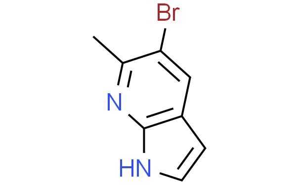 1H-Pyrrolo[2,3-b]pyridine, 5-bromo-6-methyl-