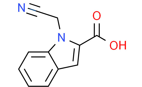 1-(氰基甲基)-1H-2-吲哚甲酸